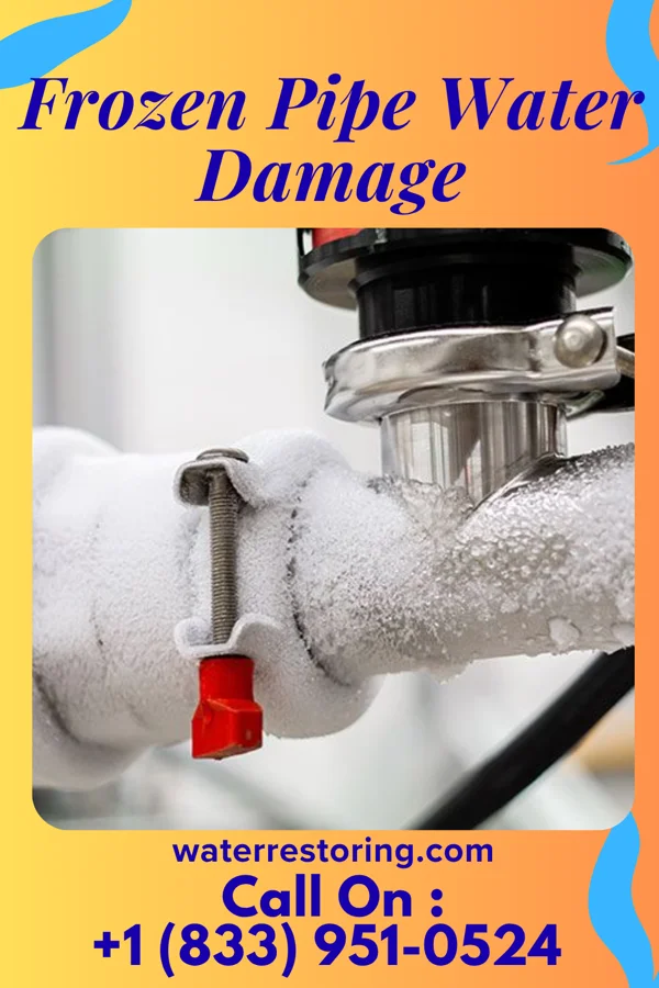 Frozen Pipe Water Damage in Burlington, MI